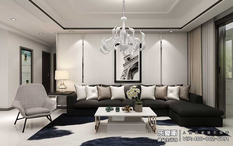 星湖國際花園現(xiàn)代裝修效果圖