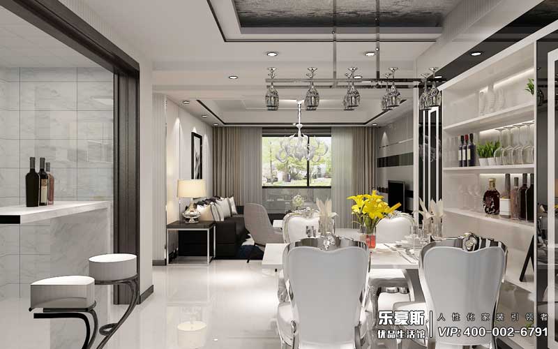 星湖國際花園現(xiàn)代裝修效果圖