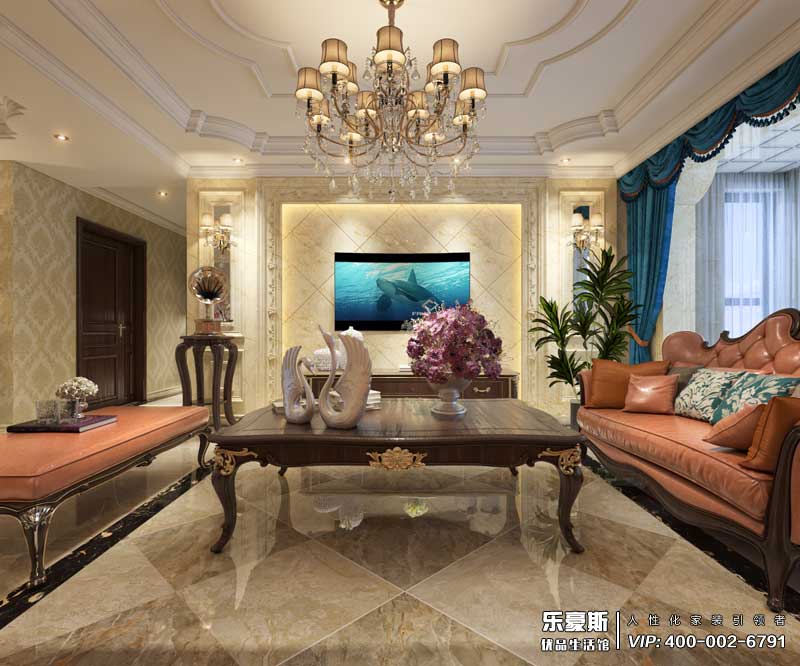 盛紫中央公園歐式風(fēng)格裝修效果圖