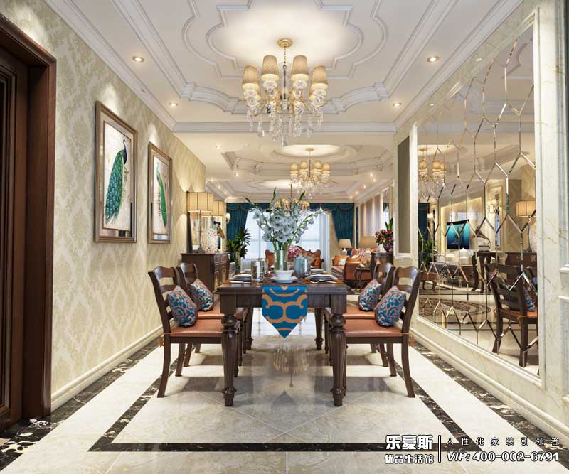 盛紫中央公園歐式風(fēng)格裝修效果圖