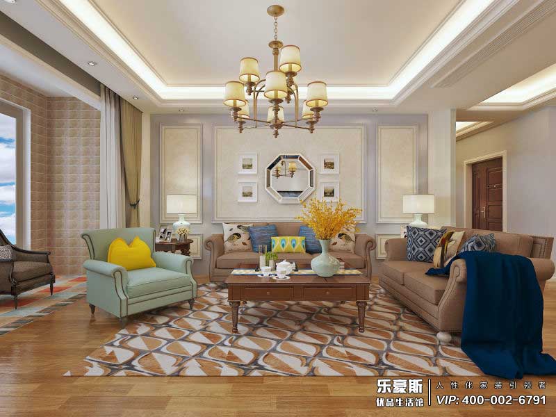 石家莊陽光里美式風(fēng)格裝修設(shè)計(jì)