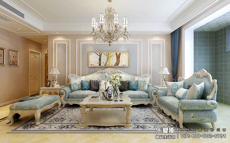 東勝紫御公園廣場美式風(fēng)格裝修