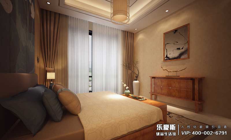 國(guó)仕山新中式裝修效果圖