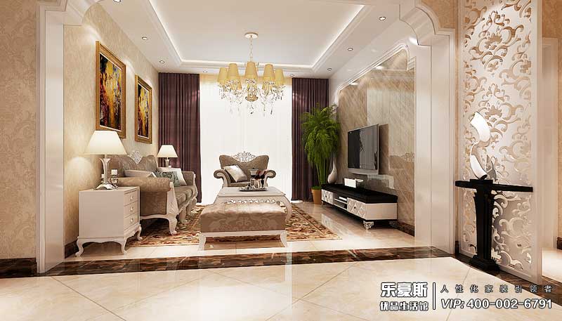 雍雅錦江花苑歐式風(fēng)格裝修效果圖