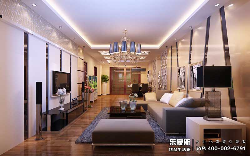 天山國賓一號現(xiàn)代風(fēng)格裝修效果圖