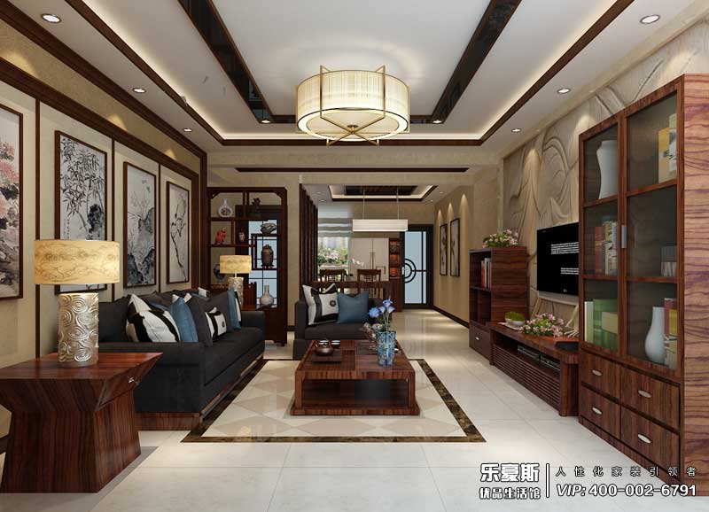 林蔭大院中式風(fēng)格裝修設(shè)計(jì)