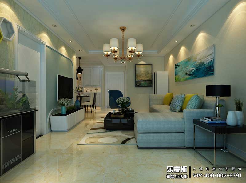 九龍灣現(xiàn)代簡(jiǎn)約風(fēng)格裝修效果圖