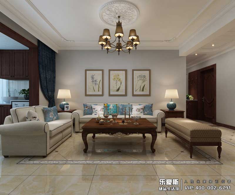 恒潤時代廣場美式風(fēng)格裝修效果圖