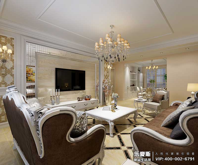 阿爾卡地亞榮盛城歐式風格裝修效果圖