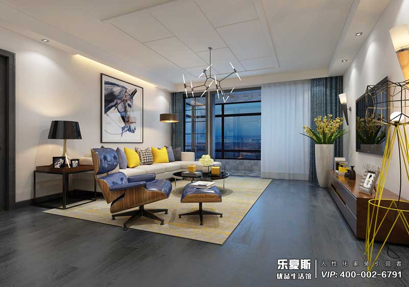 世紀(jì)公館北歐風(fēng)格裝修效果圖