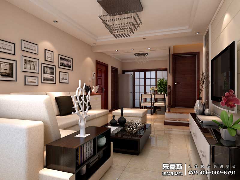 保利花園現(xiàn)代風(fēng)格裝修效果圖