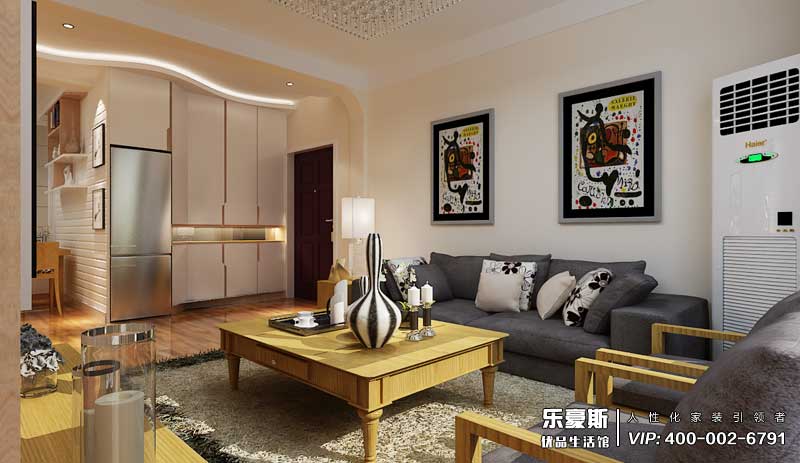 紫金藍(lán)灣現(xiàn)代簡(jiǎn)約風(fēng)格裝修效果圖