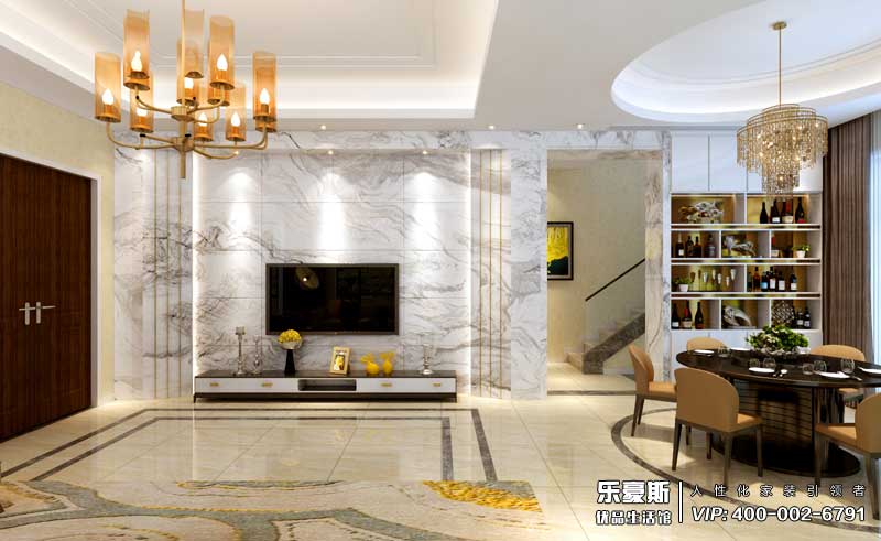 碧桂園270平米現(xiàn)代風(fēng)格裝修效果圖