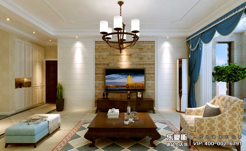 林蔭大院簡美風格裝修效果圖