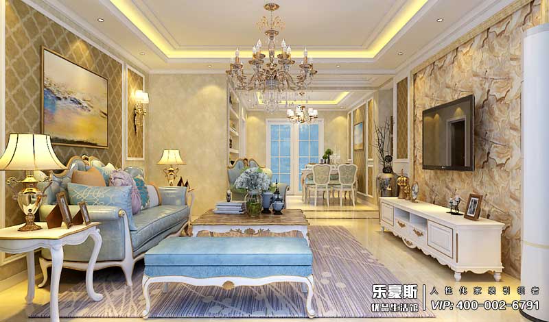 天山熙湖歐式風(fēng)格裝修效果圖