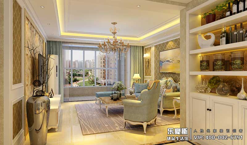 天山熙湖歐式風(fēng)格裝修效果圖