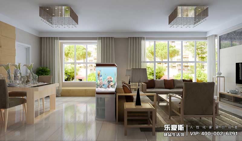 雍雅錦江花苑北歐風格裝修效果圖