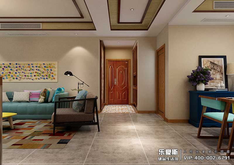 天山世界之門U米公園新中式混搭風格裝修效果圖