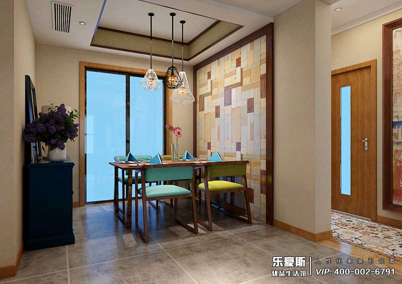 天山世界之門U米公園新中式混搭風格裝修效果圖