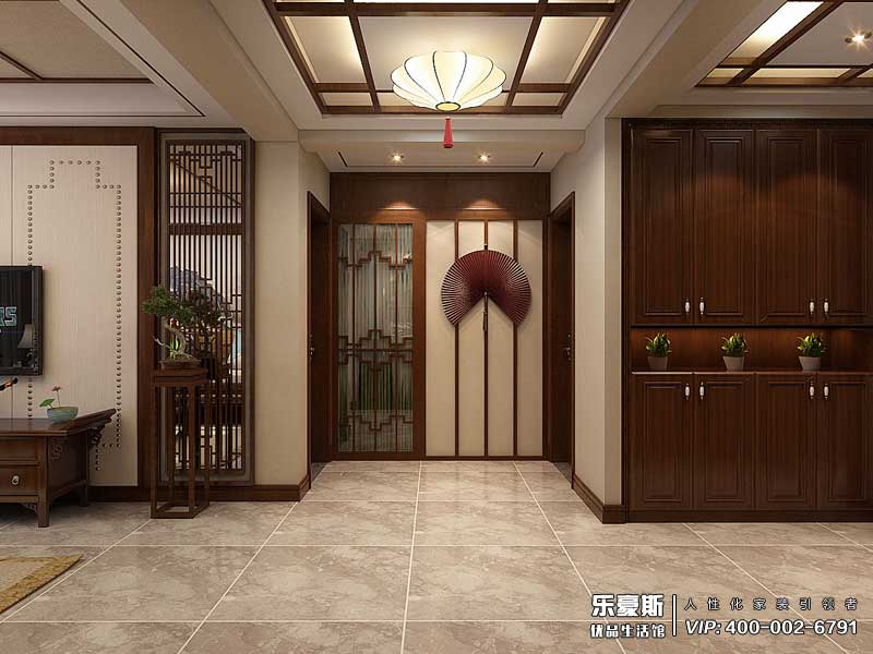 盛世御城新中式風(fēng)格裝修效果圖