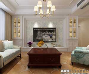 潤(rùn)德天悅城165平米美式田園風(fēng)格裝修效果圖