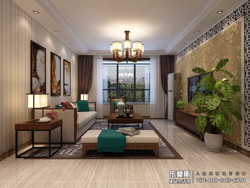 想象國際新中式風(fēng)格裝修效果圖