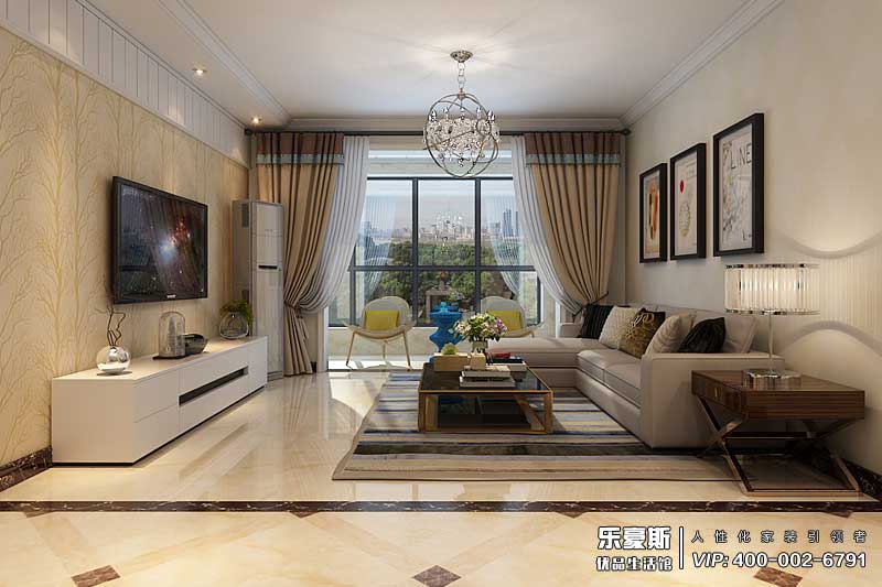 國仕山139平米三室兩廳現(xiàn)代風(fēng)格裝修效果圖