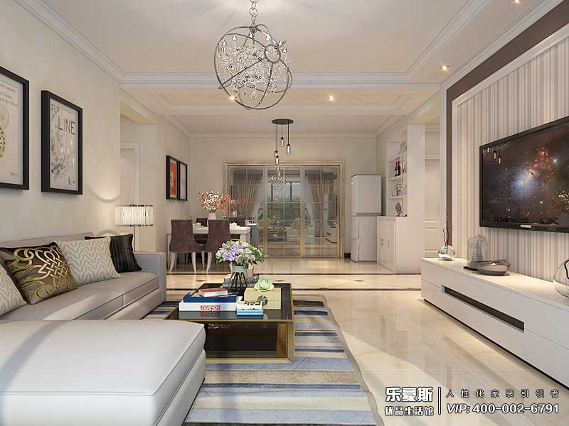 國仕山139平米三室兩廳現(xiàn)代風(fēng)格裝修效果圖