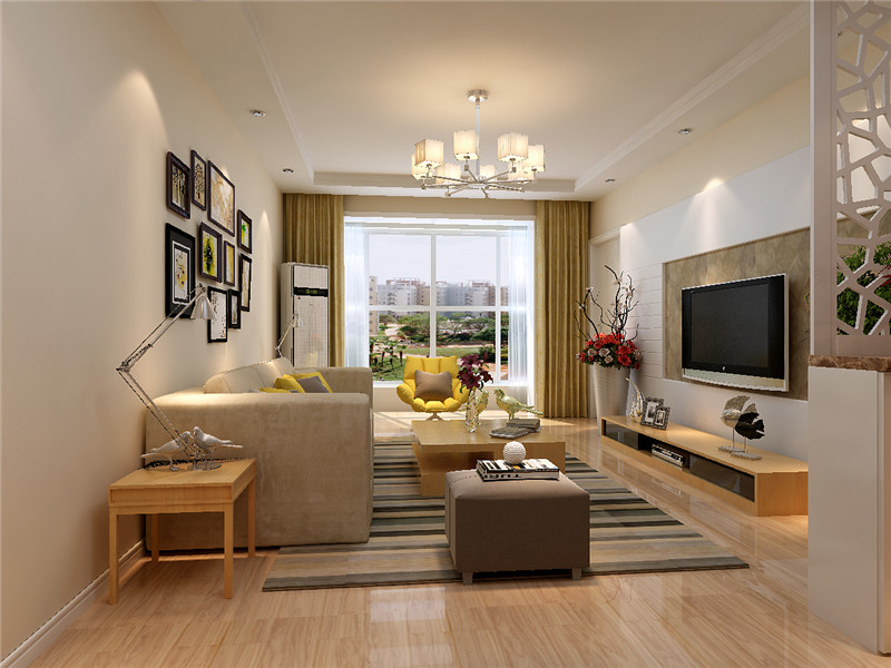 泰豐觀湖/現(xiàn)代簡約風格/100㎡/兩室兩廳