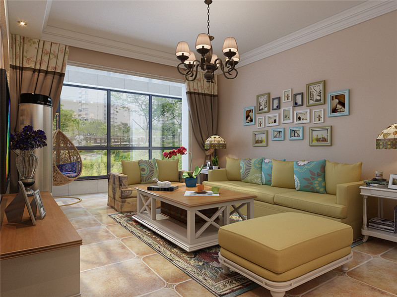 盛邦大都會/田園風格/96㎡