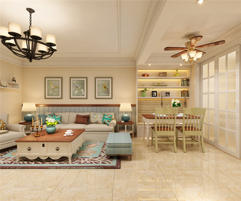 翰林觀天下/簡約現(xiàn)代/96㎡/兩室兩廳