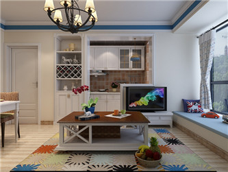 星河盛世/地中海風(fēng)格/47㎡/兩室兩廳