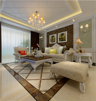 盛邦大都會/簡歐風(fēng)格/139㎡/三室兩廳