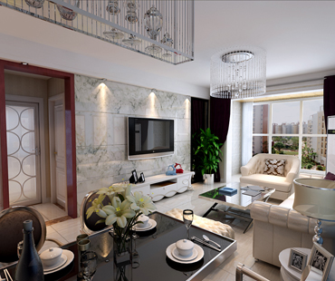 萬(wàn)達(dá)92平米兩室兩廳簡(jiǎn)約風(fēng)格