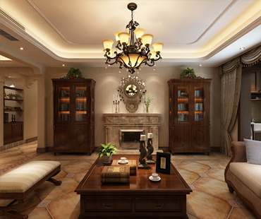 藍(lán)山印象148㎡三室兩廳美式風(fēng)格