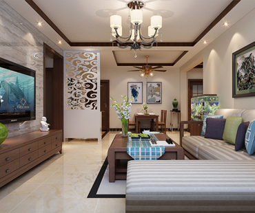 瀚唐136㎡四室兩廳簡(jiǎn)中式