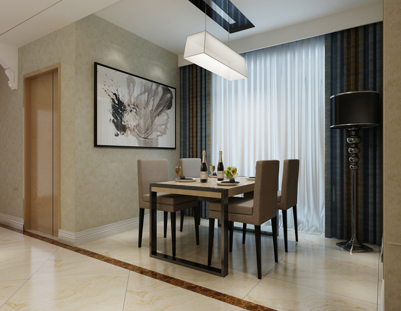 保利e區(qū)97平米兩室現(xiàn)代簡約