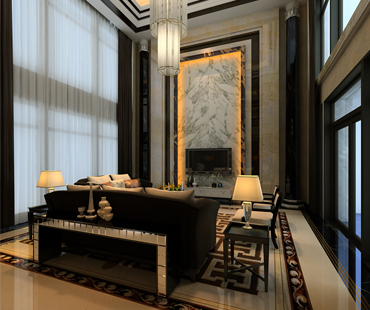 墅洋居禮200㎡四室四廳后現(xiàn)代風(fēng)格