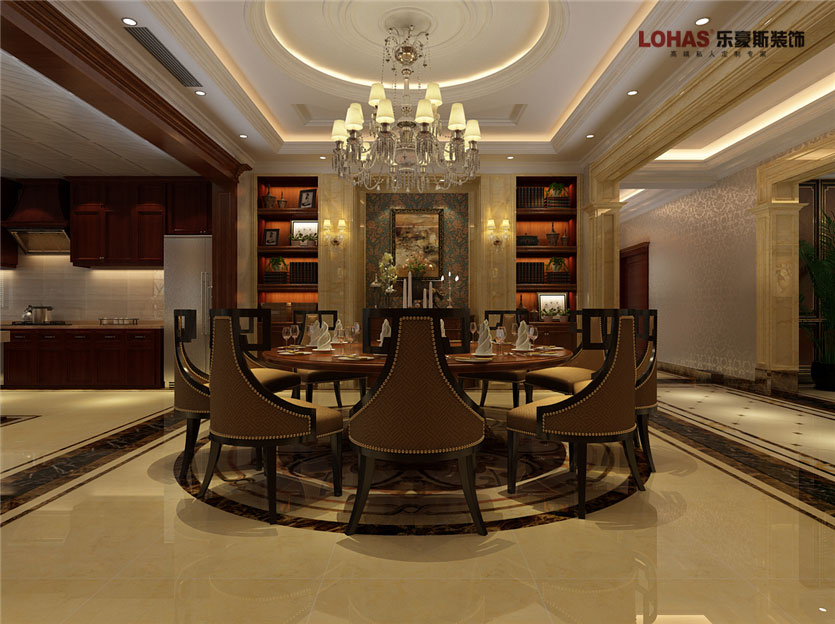 陽(yáng)光東尚400平米美式裝修