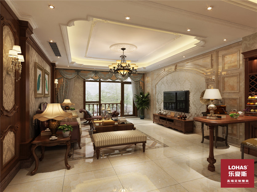 秦皇半島200平米別墅裝修效果圖