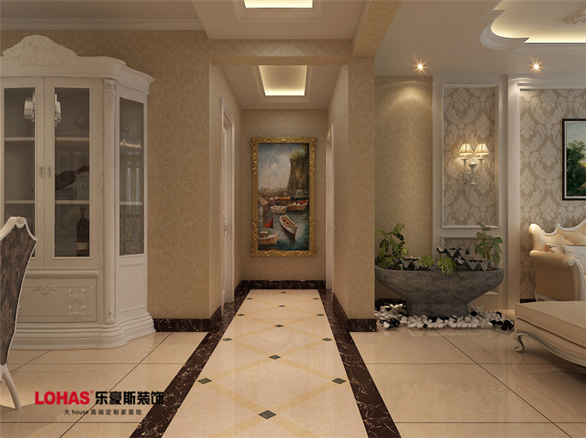 昆侖·正和苑135平歐式風(fēng)格裝修效果圖