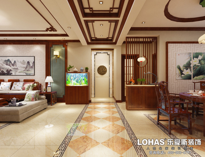 濱河華府/139平米/簡中風(fēng)格