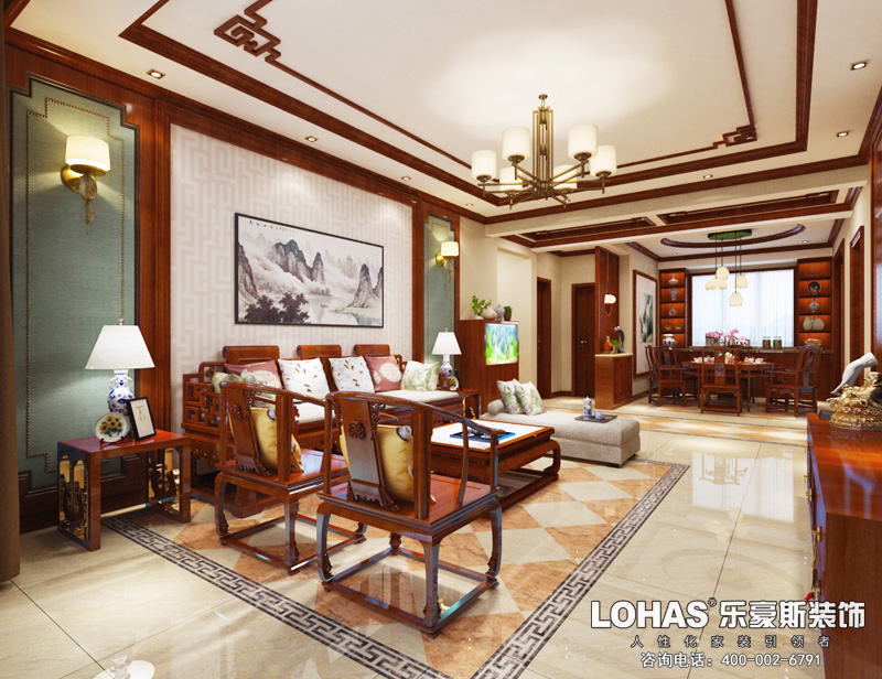 濱河華府/139平米/簡中風(fēng)格