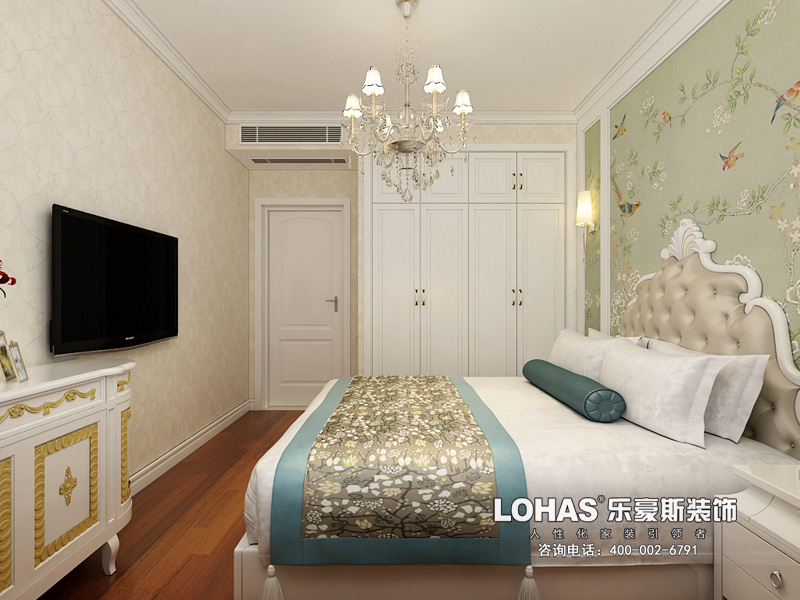 保利拉菲兩室兩廳裝修效果圖