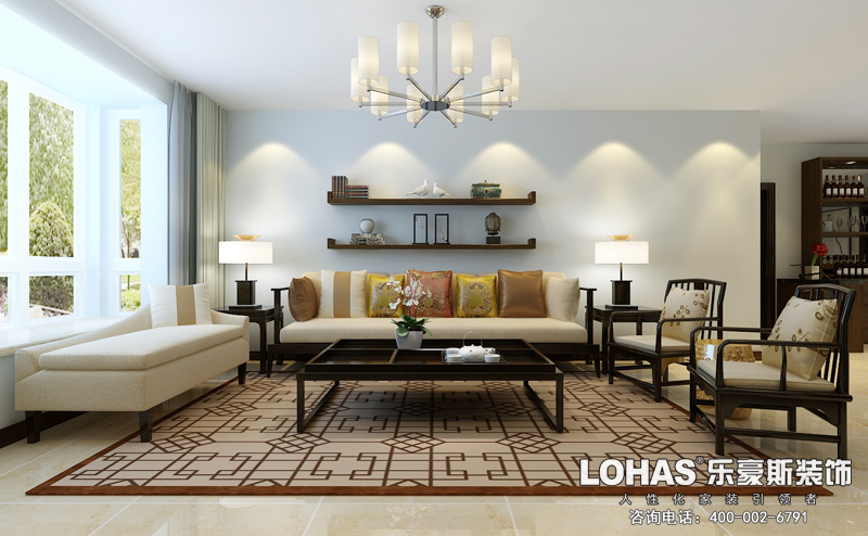 天下玉苑四室兩廳165平米新中式