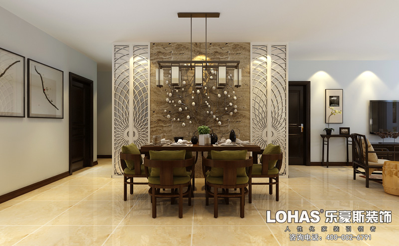 天下玉苑四室兩廳165平米新中式