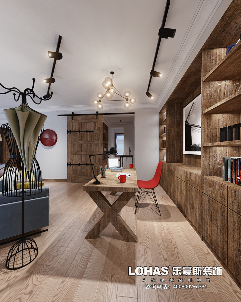 卓達明郡200平米越層北歐風(fēng)格