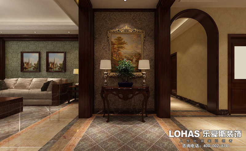 天下錦城四室兩廳200平新中式風(fēng)格