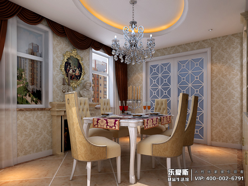 熙園189平米歐式裝修效果圖