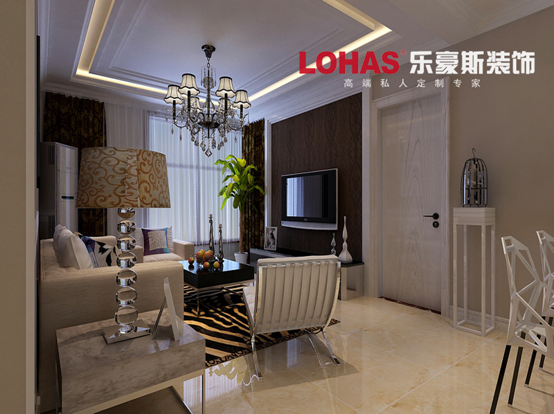 豐澤福苑130平米三居現(xiàn)代裝修效果圖